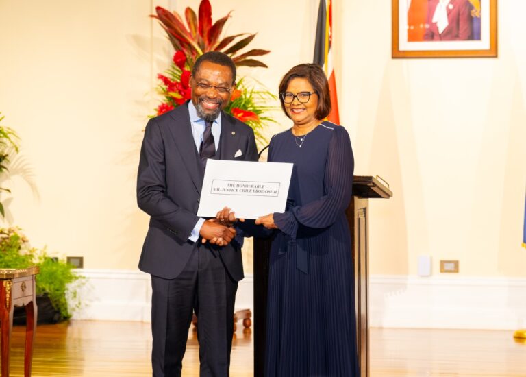 Swearing-in Ceremony of the Honourable Mr Justice Chile Eboe-Osuji